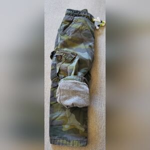 Cat & Jack Green Camouflage Cargo Pants